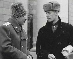 С Михаилом Елисеевым в картине «Не хлебом единым», 2005 год