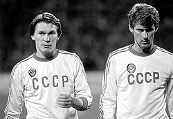 Олег Блохин и Леонид Буряк. Легенды...