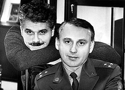 Павел с братом, полковником Владимиром Зибровым